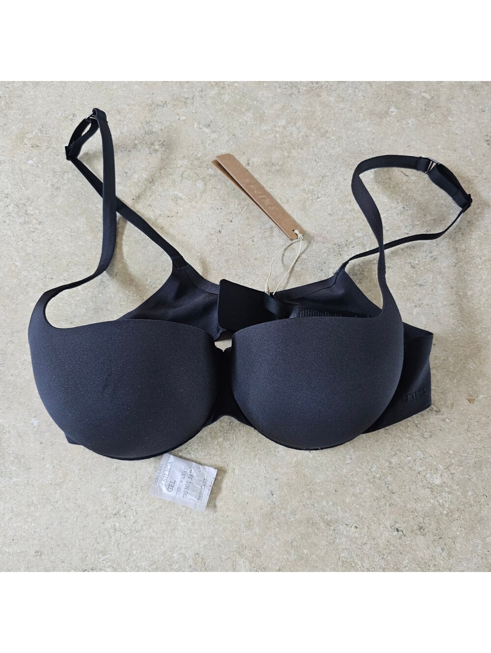 Skims Ultimate Push-Up Balconette Bra in Onyx, Size 34A